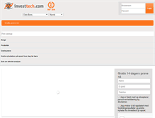 Tablet Screenshot of investtech.no
